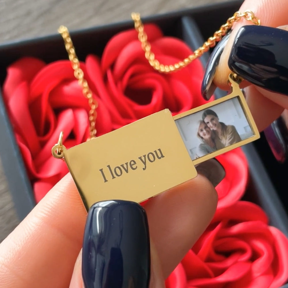 Colar Envelope "Carta de Amor" – A Lembrança Eterna (Personalizável)
