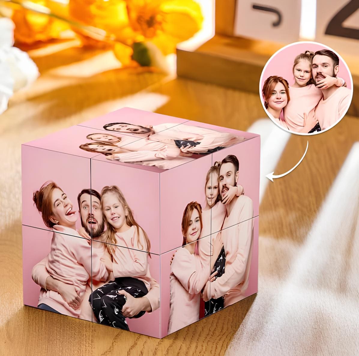 Cubo Foto Infinity - O Presente Que Transforma Memórias em Emoções!