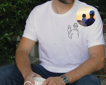 Camisa Personalizada com Fotos - Presente especial para os Pais