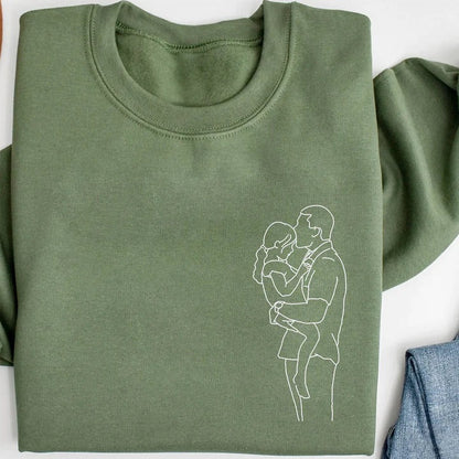 Camisa Personalizada com Fotos - Presente especial para os Pais