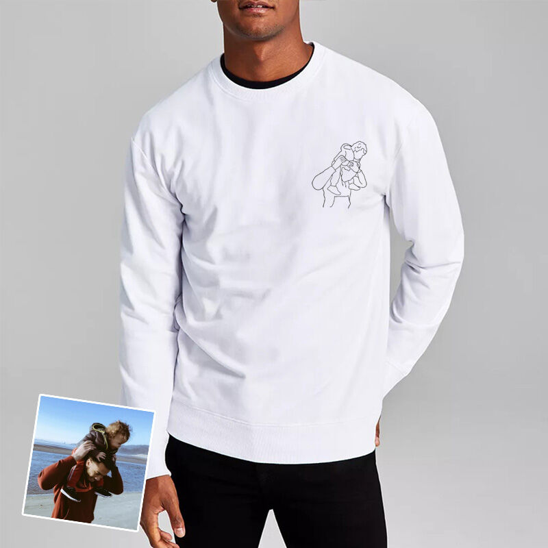 Camisa Personalizada com Fotos - Presente especial para os Pais