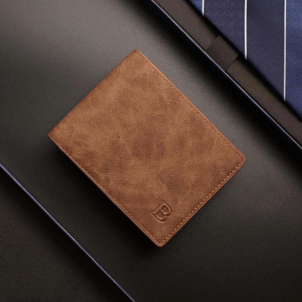 Carteira Black Leather de Couro Personalizada com Foto - Presente Dia dos Pais