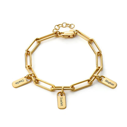 Pulseira "Elos Eternos" – A Família que Você Carrega no Pulso (Personalizável)