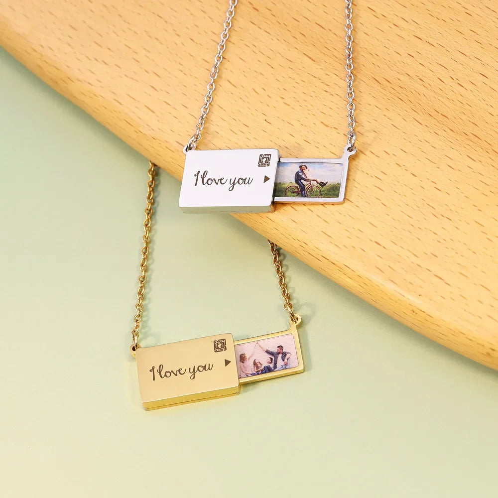 Colar Envelope "Carta de Amor" – A Lembrança Eterna (Personalizável)