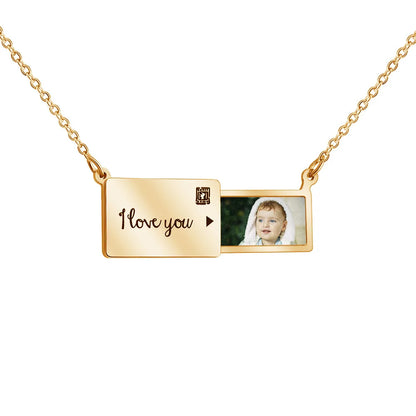 Colar Envelope "Carta de Amor" – A Lembrança Eterna (Personalizável)