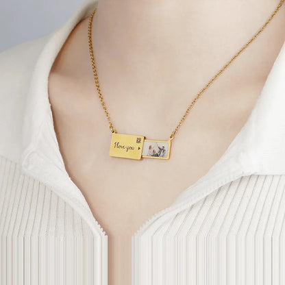 Colar Envelope "Carta de Amor" – A Lembrança Eterna (Personalizável)