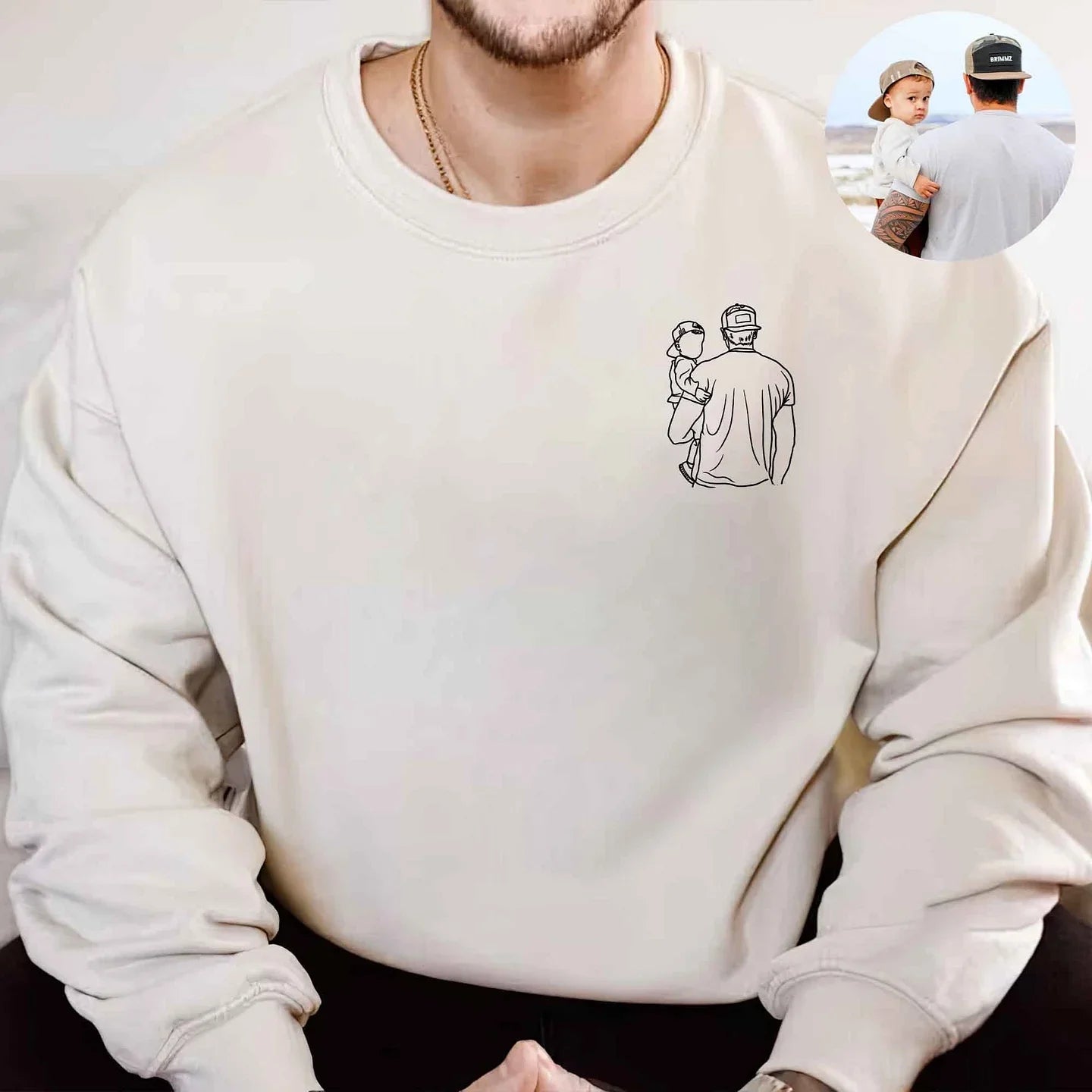 Camisa Personalizada com Fotos - Presente especial para os Pais