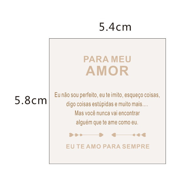 Colar Asas de Anjo + Caixa de Rosa - PARA MEU AMOR 💝